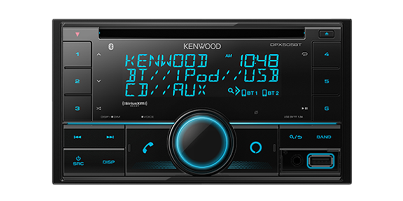 DPX505BT Dual Din Sized CD Receiver with Bluetooth