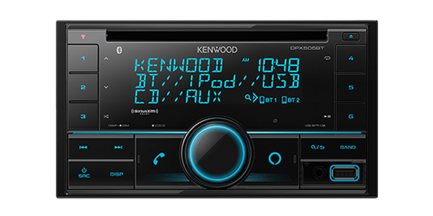 DPX505BT Dual Din Sized CD Receiver with Bluetooth