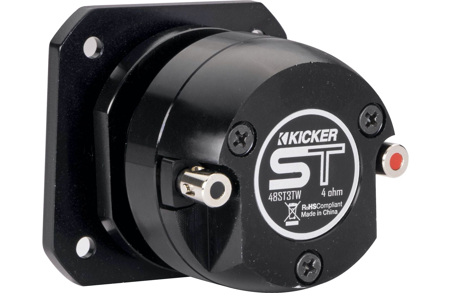 Kicker 49ST3TW KICKER - ST3TW 1inch Street Series Dual Mount Bullet Tweeter, Single, 4Ω