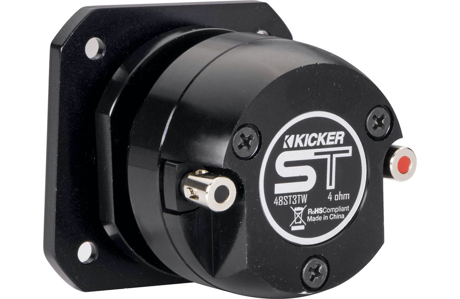 Kicker 49ST3TW KICKER - ST3TW 1inch Street Series Dual Mount Bullet Tweeter, Single, 4Ω