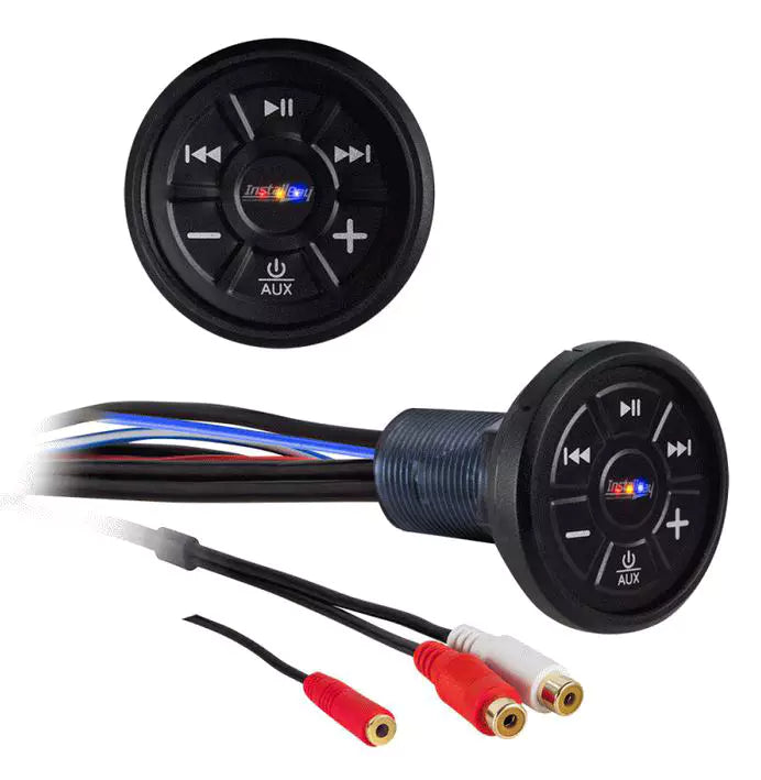 InstallBay Dash / Panel Mount Bluetooth Audio Receiver (Waterproof)
