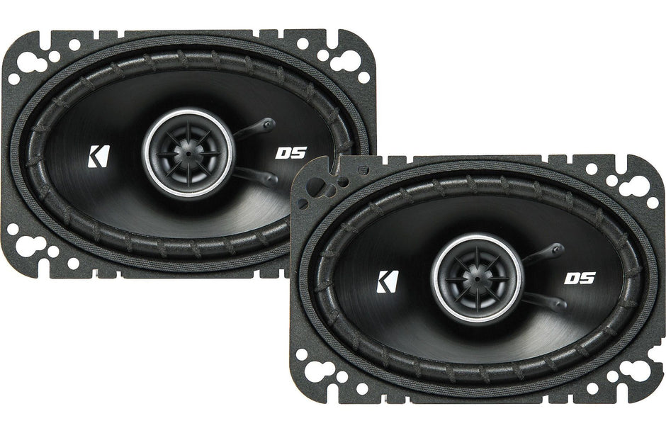 Kicker 43DSC4604 KICKER - DSC460 4x6 (100x160mm) Coaxial Speakers, 4Ω