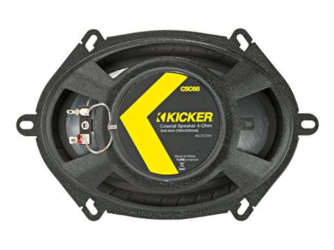 Kicker 46CSC684 KICKER - CSC68 6x8 Coaxial Speakers, 4Ω