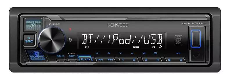 KMM-BT232U - Kenwood SDin Mechless Receiver (USB / AUX / Bluetooth)