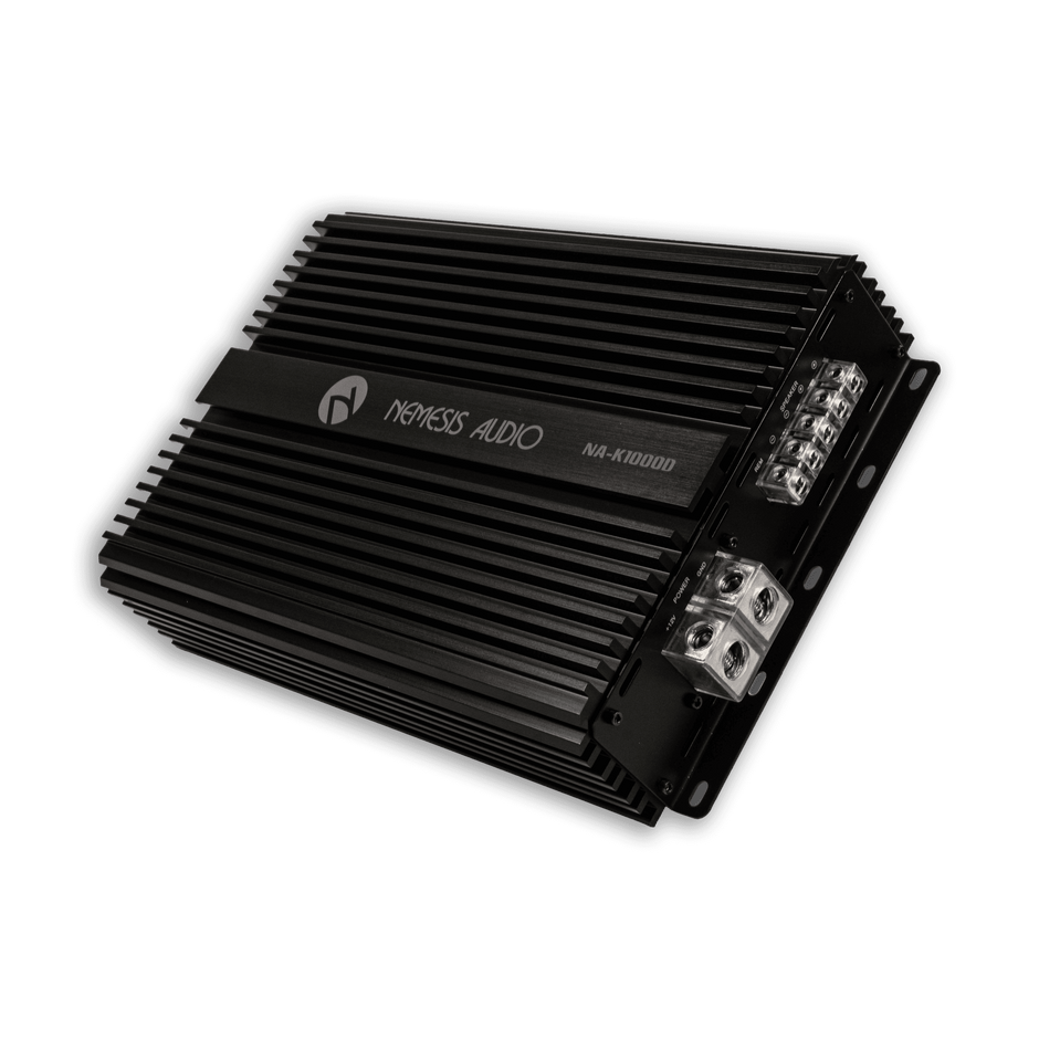 1000 Watts @ 1-Ohm Class D 1-Channel Monoblock Car Amplifier Made In Korea Team Series