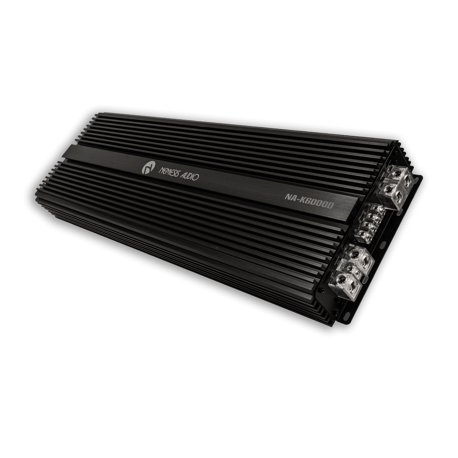 6000W @ 1-Ohm Class D 1-Channel Monoblock Car Amplifier Made In Korea Team Series