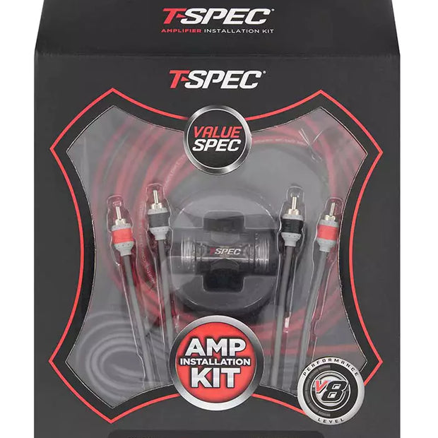 T-Spec v8 Series Amplifier Installation Kit (8 Ga. - Mini ANL - 100% OFC)