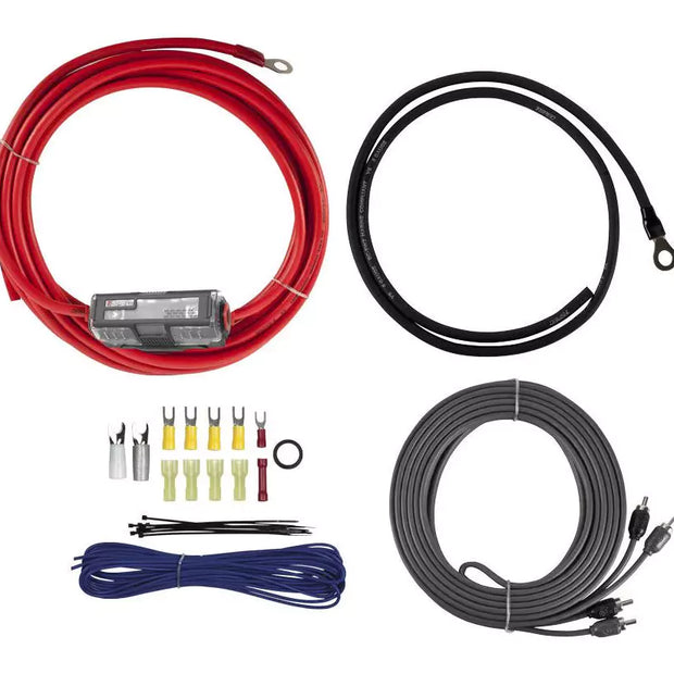 T-Spec v8 Series Amplifier Installation Kit (8 Ga. - Mini ANL - 100% OFC)