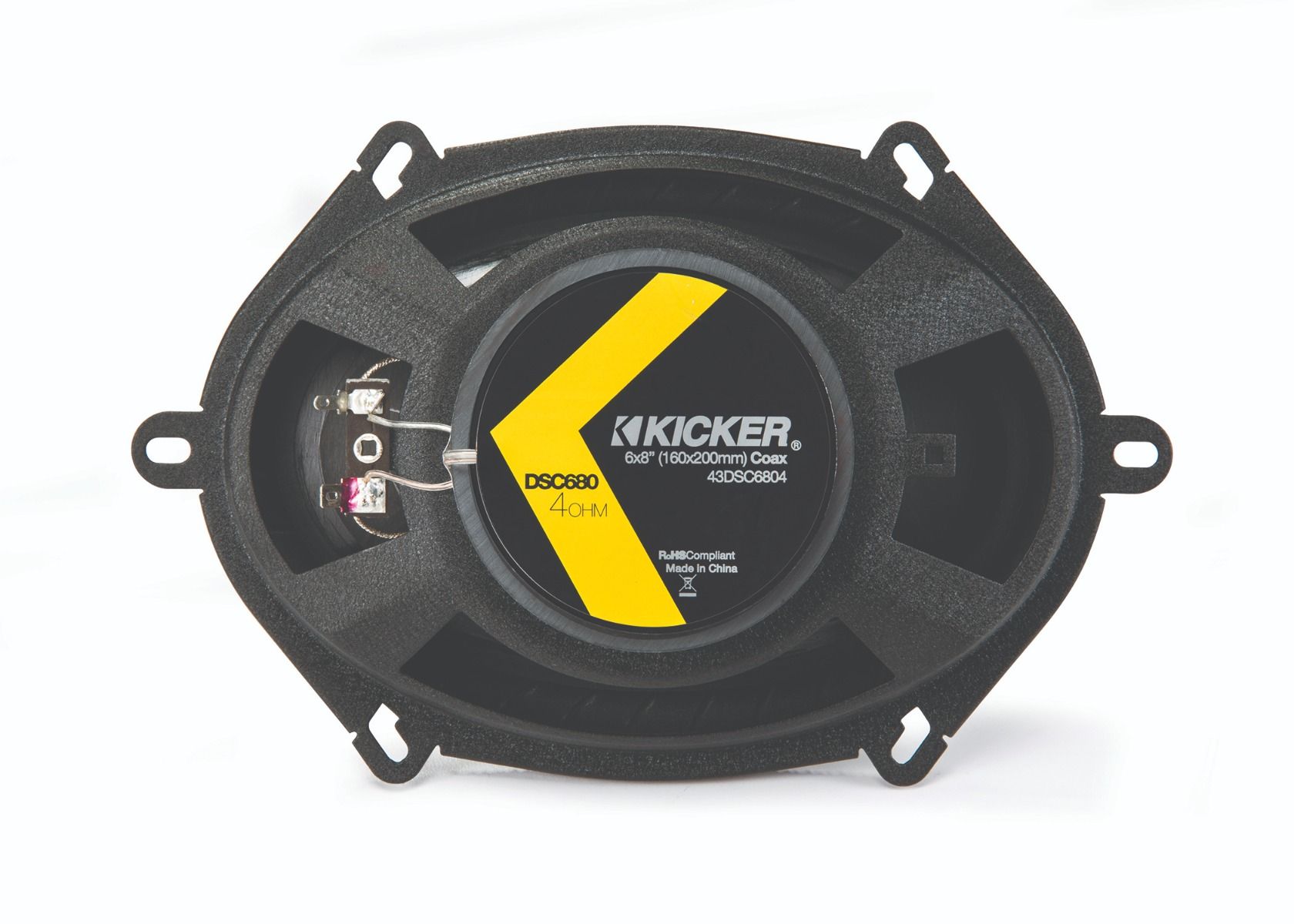 Kicker 43DSC6804 KICKER - DSC680 6x8 Coaxial Speakers 4Ω