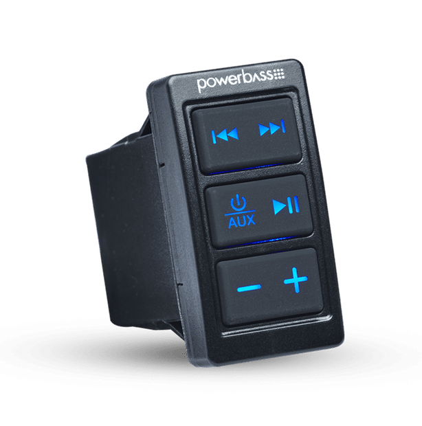 PowerBass Dash / Panel Mount Bluetooth Receiver (Rocker Switch Size)